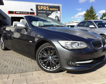 BMW 320 D CABRIOLET ** FULL OPTION ** LEDER / NAVIGATIE / XENON / AUTOMAAT / ALU VELGEN / CRUISECONTROL  / GEKEURD * GARANTIE