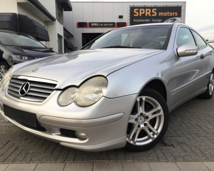 VERKOCHT  MERCEDES C220 CDI COUPE * ZILVER METAAL * DIGITALE AIRCO * ALU VELGEN * GEKEURD * GARANTIE