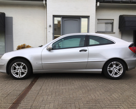 VERKOCHT  MERCEDES C220 CDI COUPE * ZILVER METAAL * DIGITALE AIRCO * ALU VELGEN * GEKEURD * GARANTIE