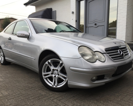 VERKOCHT  MERCEDES C220 CDI COUPE * ZILVER METAAL * DIGITALE AIRCO * ALU VELGEN * GEKEURD * GARANTIE