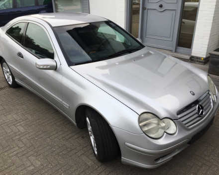 VERKOCHT  MERCEDES C220 CDI COUPE * ZILVER METAAL * DIGITALE AIRCO * ALU VELGEN * GEKEURD * GARANTIE