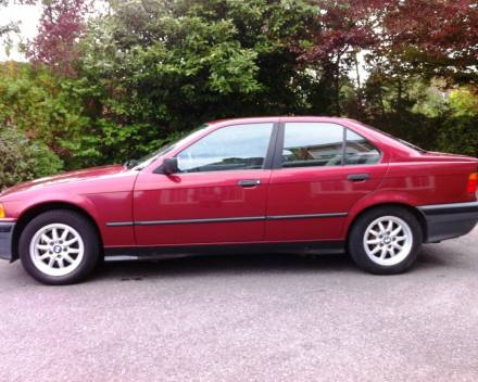 VERKOCHT  BMW E36  316 I  16/08/1993  125706 KM  GEKEURD + GARANTIE