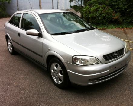 VERKOCHT  OPEL ASTRA G 1,4 BENZ  04/05/2002  56749 KM  GEKEURD + GARANTIE