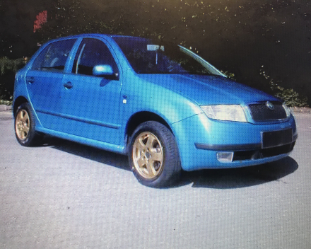 VERKOCHT  SKODA FABIA BLAUW METAAL  24/01/2002  65805 KM  1,4 BENZ  GEKEURD + GARANTIE