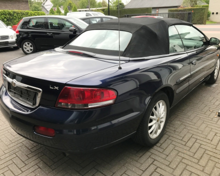 VERKOCHT CHRYSLER SEBRING CABRIOLET  19/01/2004