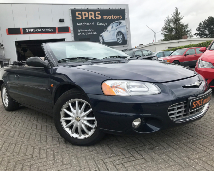 VERKOCHT CHRYSLER SEBRING CABRIOLET  19/01/2004