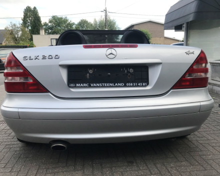 VERKOCHT MERCEDES SLK 200 KOMPRESSOR  27/04/2000    147192 KM