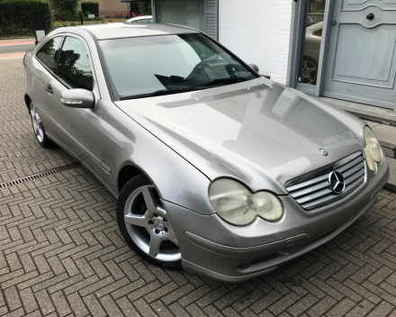 VERKOCHT  MERCEDES C180  BENZINE COUPE  17/02/2005  154260 KM