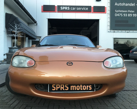 VERKOCHT  MAZDA MX5  MIATA  15/02/2001   93.807 KM  GEKEURD + GARANTIE