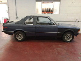 VERKOCHT  BMW E21 323I BAUR  TE RESTAUREREN