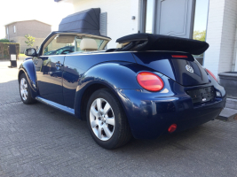 VERKOCHT  VOLKSWAGEN NEW BEETLE CABRIOLET BENZINE / LEDER / ALU / GEKEURD