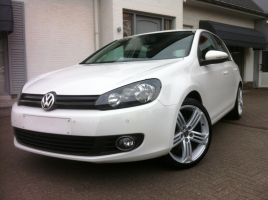 VERKOCHT VOLKSWAGEN GOLF 6 WIT * 5 DEURS * 18&quot; VELGEN * NAVIGATIE * GEKEURD * GARANTIE