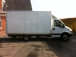 VERKOCHT  IVECO TURBODAILY KOFFER + LAADKLEP 04/06/2003 175011 KM