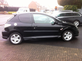 VERKOCHT PEUGEOT 206 2,0GTI * HALF LEDER * ZWART * GEKEURD * GARANTIE