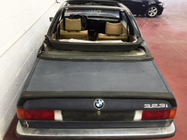 VERKOCHT  BMW E21 323I BAUR  TE RESTAUREREN