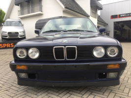 VERKOCHT   BMW &quot;E30&quot; 318I  * CABRIOLET * BLAUW METAAL * LEDER INTERIEUR * ALU VELGEN * GEKEURD * GARANTIE