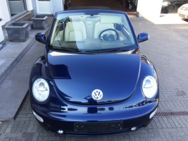 VERKOCHT  VOLKSWAGEN NEW BEETLE CABRIOLET BENZINE / LEDER / ALU / GEKEURD