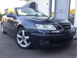 VERKOCHT  SAAB 9-3 CABRIOLET FULL OPTION BJ 2005 GEKEURD VOOR VERKOOP