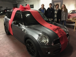 VERKOCHT MINI CLUBMAN DIESEL COOPER WORKS-VELGEN &quot;IN CADEAUVERPAKKING VOOR VERJAARDAG&quot;