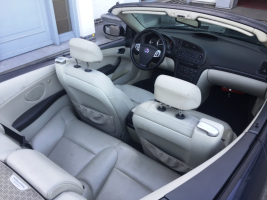 VERKOCHT  SAAB 9-3 CABRIOLET FULL OPTION BJ 2005 GEKEURD VOOR VERKOOP