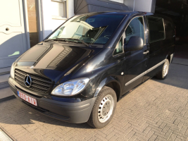 VERKOCHT  MERCEDES VITO 111CDI * DUBBELE CABINE * 6 ZITPLAATSEN * AIRCO * GEKEURD * GARANTIE