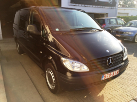 VERKOCHT  MERCEDES VITO 111CDI * DUBBELE CABINE * 6 ZITPLAATSEN * AIRCO * GEKEURD * GARANTIE