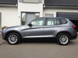 VERKOCHT  BMW X3  2,0D X-DRIVE BEIGE LEDER SPORTINTERIEUR