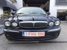 VERKOCHT  JAGUAR X-TYPE 2,0D * ZWART METAAL * BEIGE LEDER * ALU VELGEN * DIGITALE AIRCO * CRUISECONTROL * GEKEURD * GARANTIE