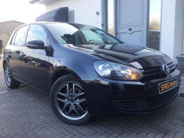 VERKOCHT VOLKSWAGEN GOLF 6 1400 BENZINE ZWART ALU PDC GEKEURD