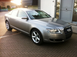 VERKOCHT AUDI A6 2,0TDI 4 DEURS * LEDER * NAVIGATIE * PDC * GEKEURD * GARANTIE