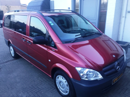 VERKOCHT  MERCEDES VITO 113 CDI DUBBELE CABINE LEDER NAVIGATIE SLECHTS 63506 KM