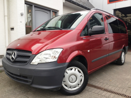 VERKOCHT  MERCEDES VITO 113 CDI DUBBELE CABINE LEDER NAVIGATIE SLECHTS 63506 KM