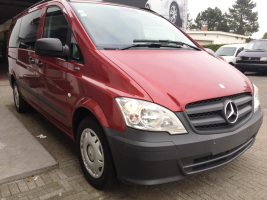 VERKOCHT  MERCEDES VITO 113 CDI DUBBELE CABINE LEDER NAVIGATIE SLECHTS 63506 KM