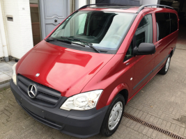 VERKOCHT  MERCEDES VITO 113 CDI DUBBELE CABINE LEDER NAVIGATIE SLECHTS 63506 KM