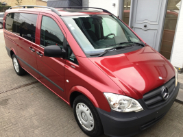 VERKOCHT  MERCEDES VITO 113 CDI DUBBELE CABINE LEDER NAVIGATIE SLECHTS 63506 KM