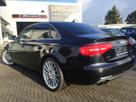 VERKOCHT  AUDI A4 2,0 TDI * 4 DEURS *  ZWART METAAL * 19&quot; VELGEN * NAVIGATIE * 4 DEURS * GEKEURD * GARANTIE