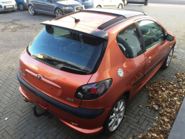 VERKOCHT  PEUGEOT 206 2,0 GTI * ALU VELGEN * 100 KW * GEKEURD * GARANTIE