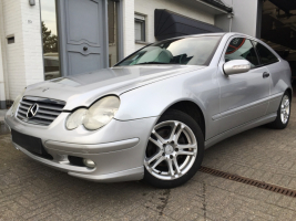 VERKOCHT  MERCEDES C220 CDI COUPE * ZILVER METAAL * DIGITALE AIRCO * ALU VELGEN * GEKEURD * GARANTIE