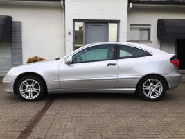 VERKOCHT  MERCEDES C220 CDI COUPE * ZILVER METAAL * DIGITALE AIRCO * ALU VELGEN * GEKEURD * GARANTIE